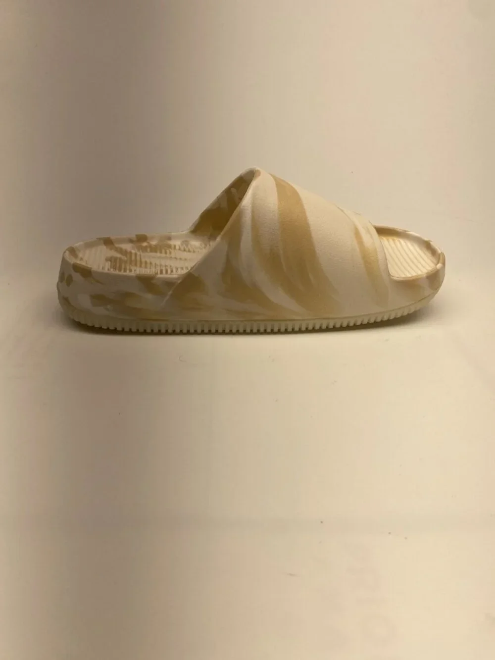 Nike Womens Calm Slide Se Sandals Ivory Cream Phantom Marble Sz 10